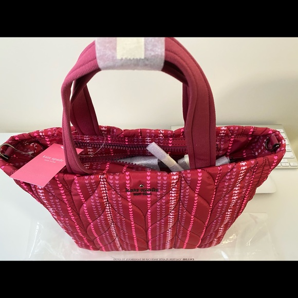 ‼️ SOLD ‼️KATE SPADE ♠️ Ellie Small Tote Cranberry - Picture 2 of 7